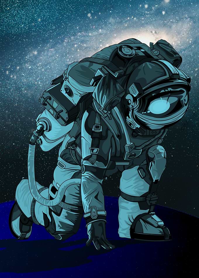Space Super Hero Landing