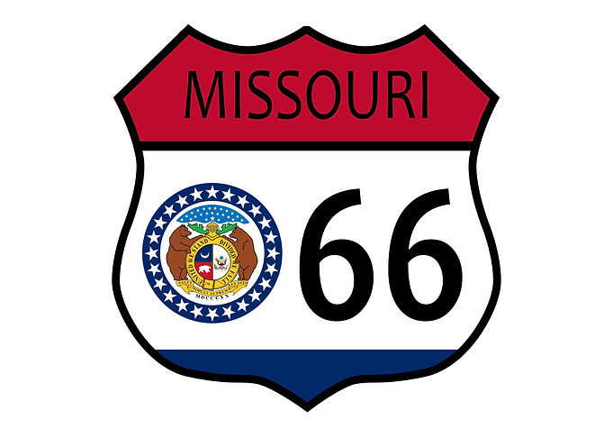 Route 66 Missouri Sign
