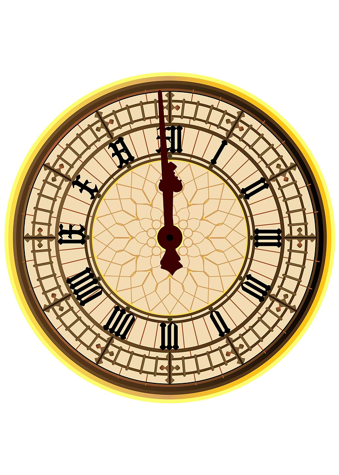 Big Ben Clock Face
