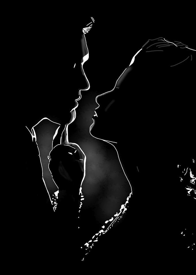 Black White couple