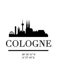 Cologne Skyline Germany
