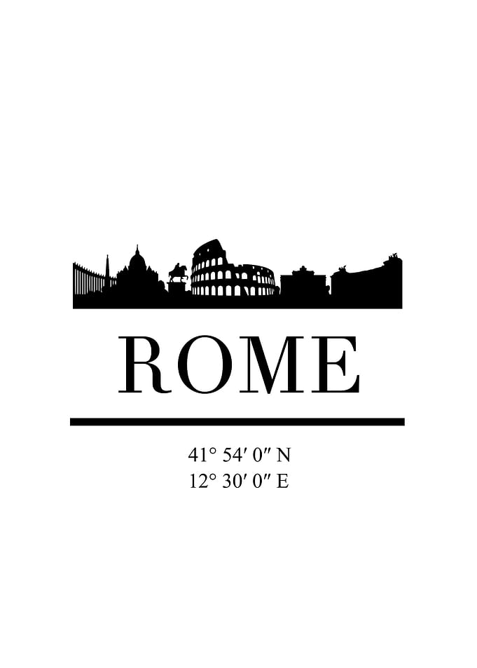 Rome Skyline Italy