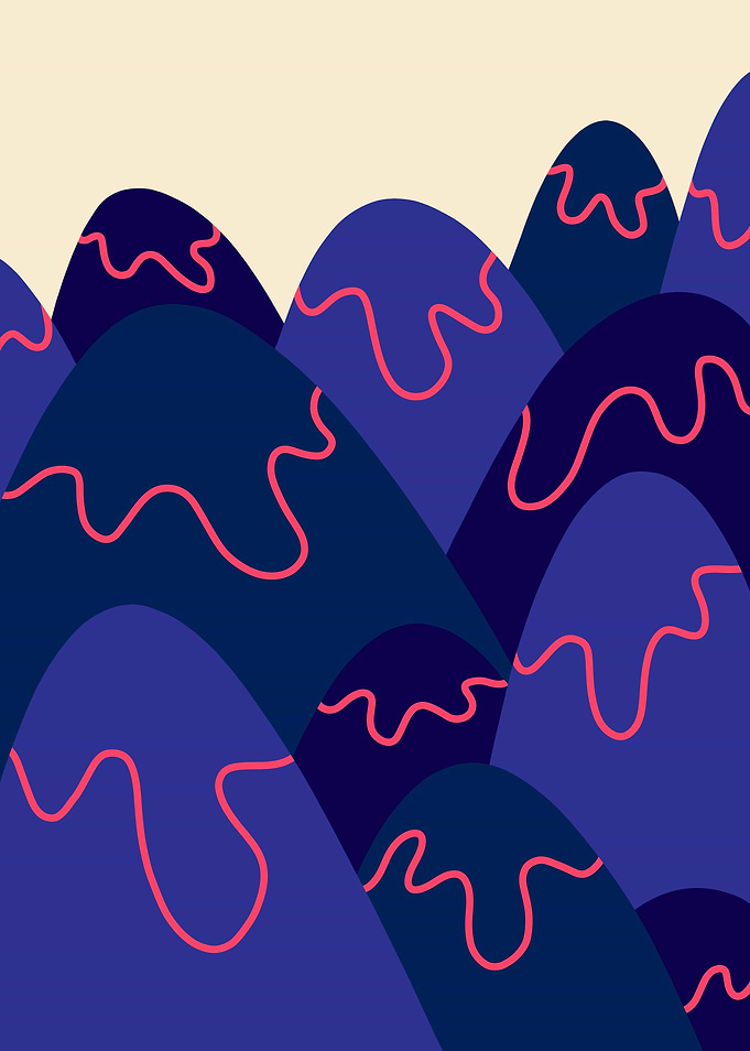 The round hill peaks