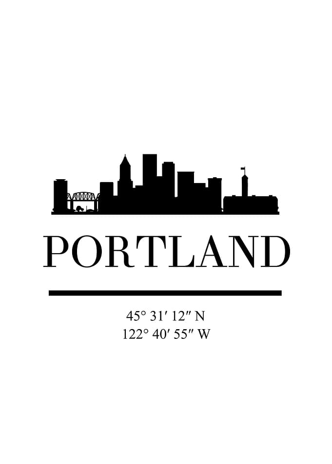 Portland Skyline Oregon