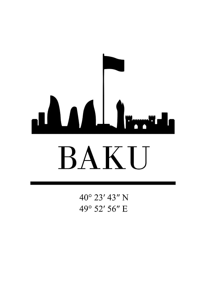 Baku Skyline Azerbaijan