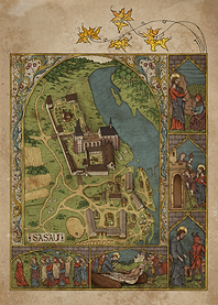Sasau Monastery Map
