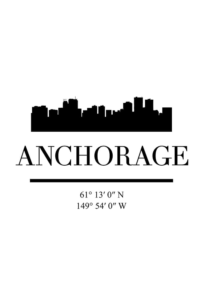 Anchorage Skyline Alaska