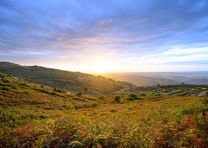 sunset in portugal