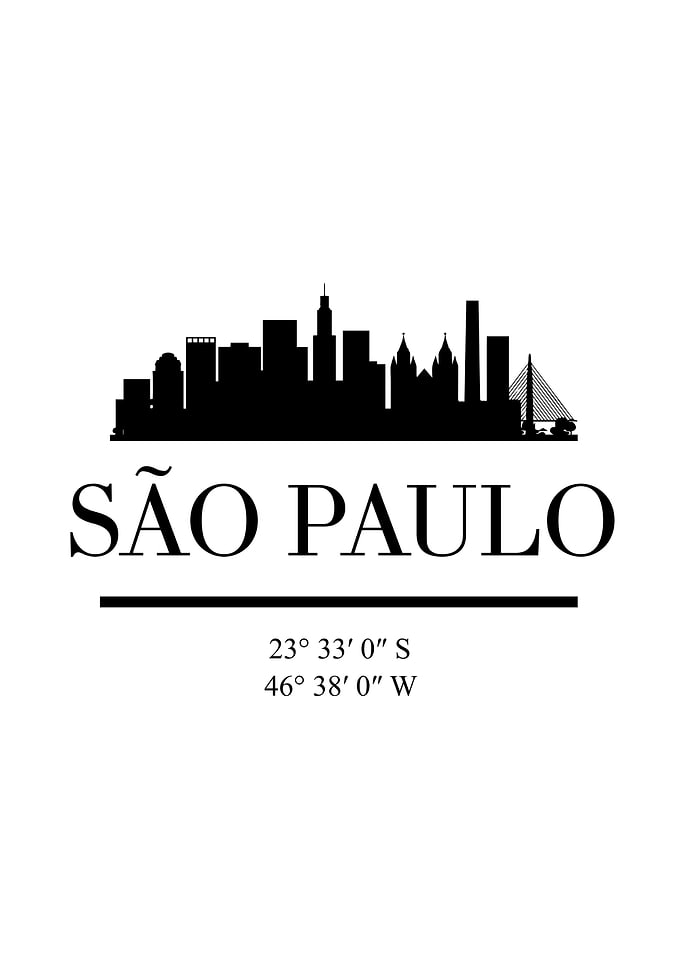 Sao Paulo Skyline Brazil