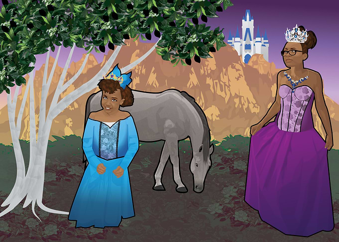 queen and princess