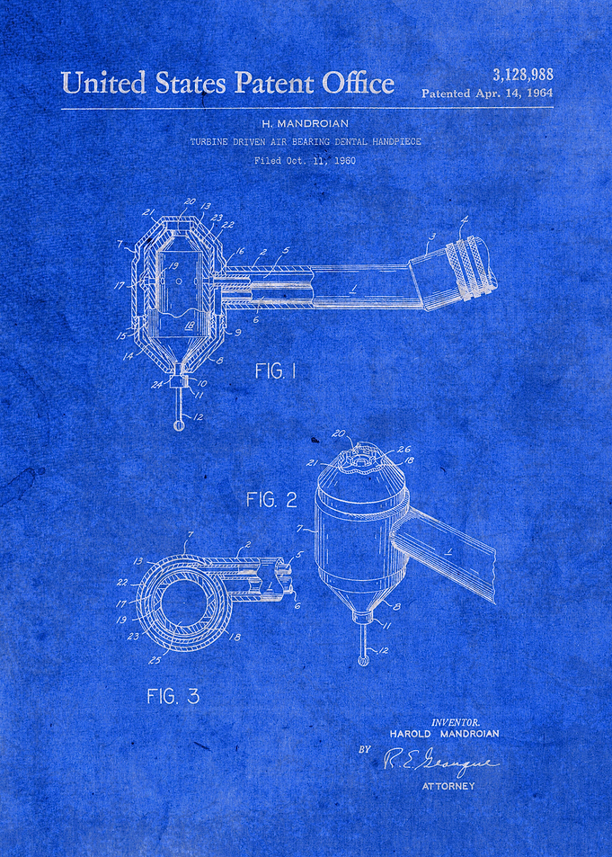 Dentist Device Patent Art