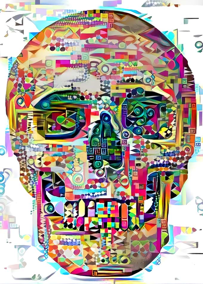Colored to the bones
