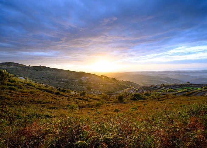 sunset in portugal