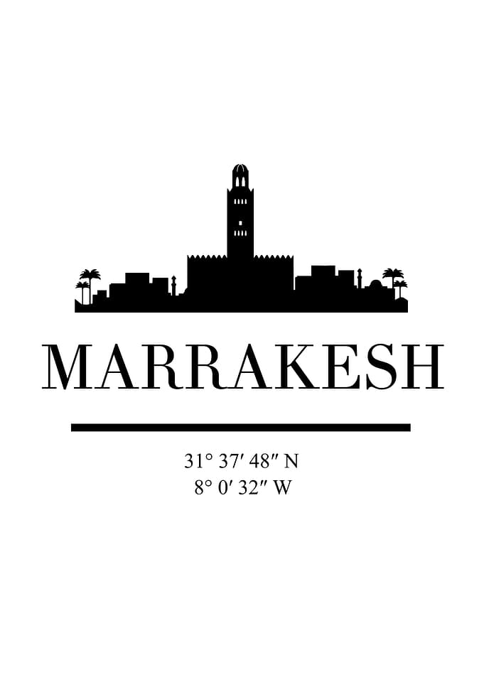 Marrakesh Skyline Morocco