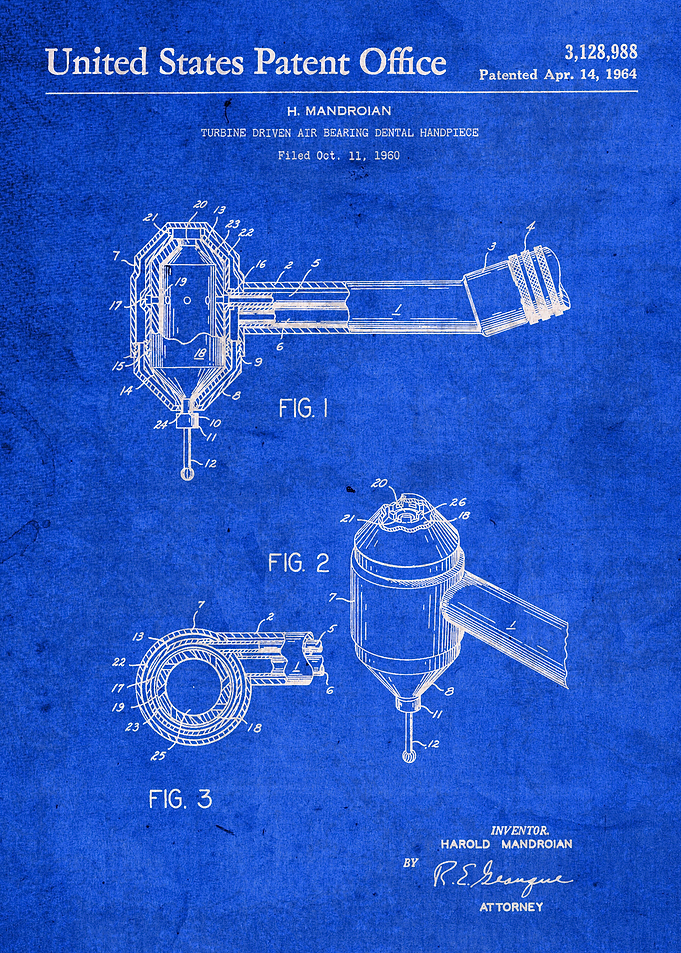 Dentist Device Patent Art