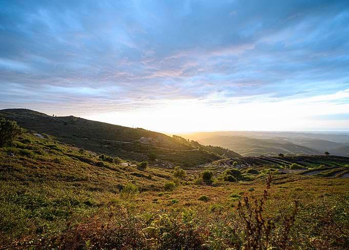 sunset in portugal
