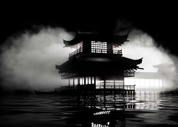 Pagoda on the lake