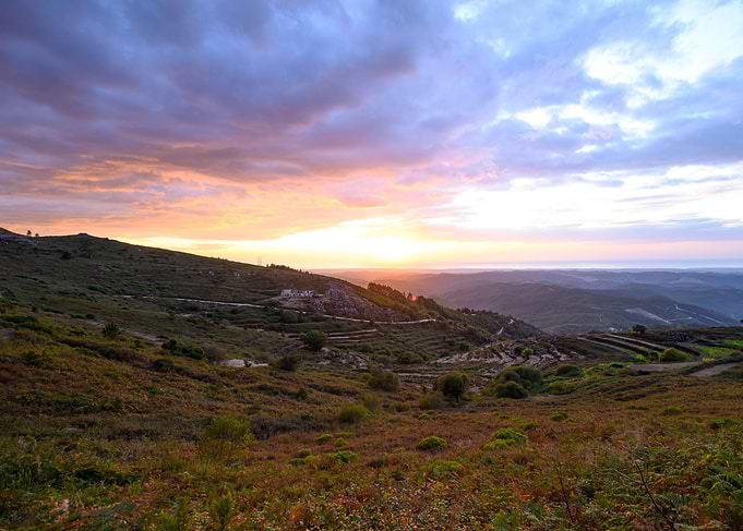 sunset in portugal