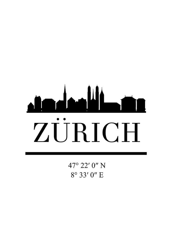 Zurich Skyline Switzerland