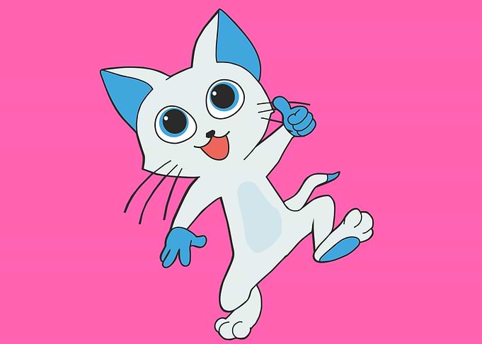 cute and funny cat art