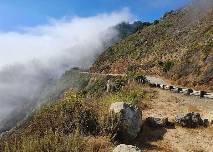 One side of fog