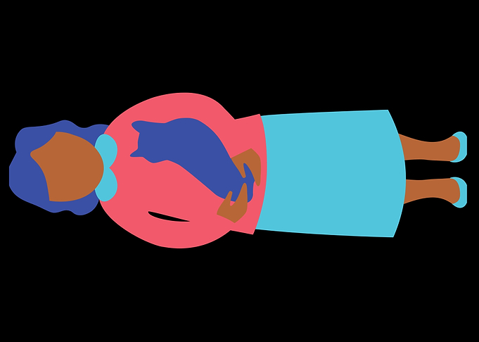 lady with cat