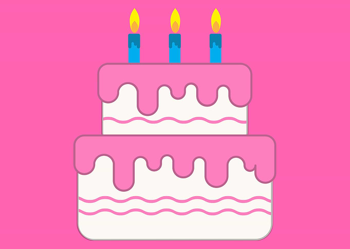 birthday cake art