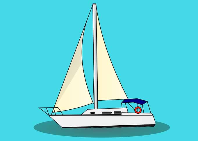 vintage art of ship boat