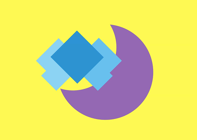 cute moon with cloud