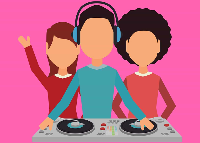 disco jokey players