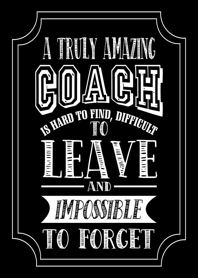 Amazing coach gift