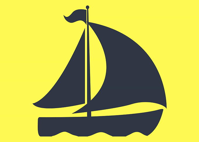 vintage art of ship boat