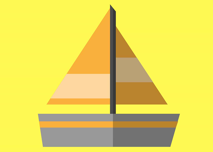 vintage art of a ship boat