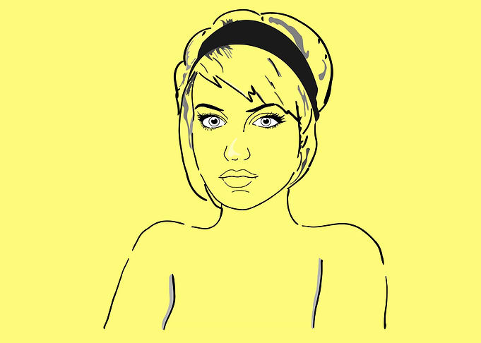 beautiful women art