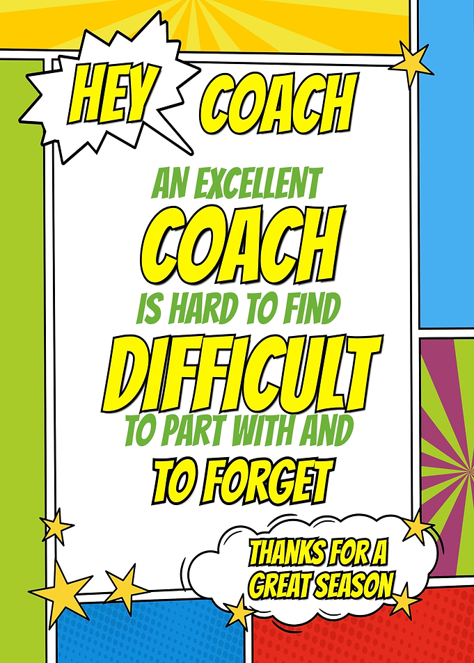 Comic book coach art