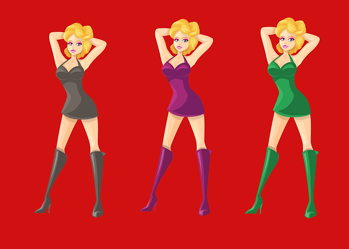 beautiful women art