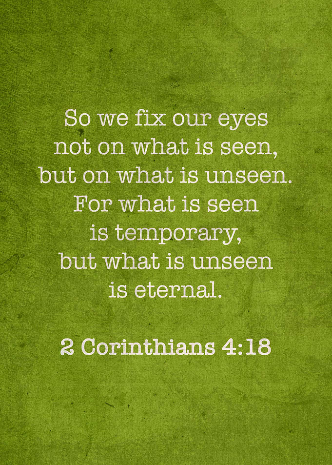 2 Corinthians 418 Iconic