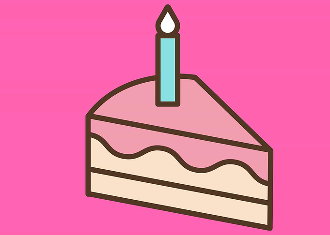 birthday cake art