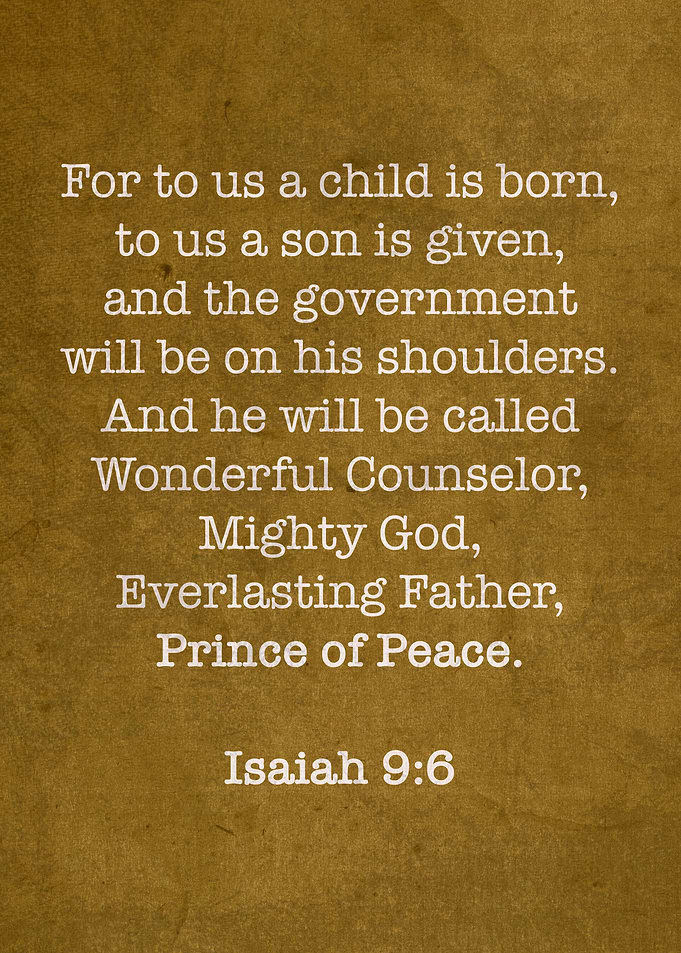 Isaiah 96 Iconic Bible