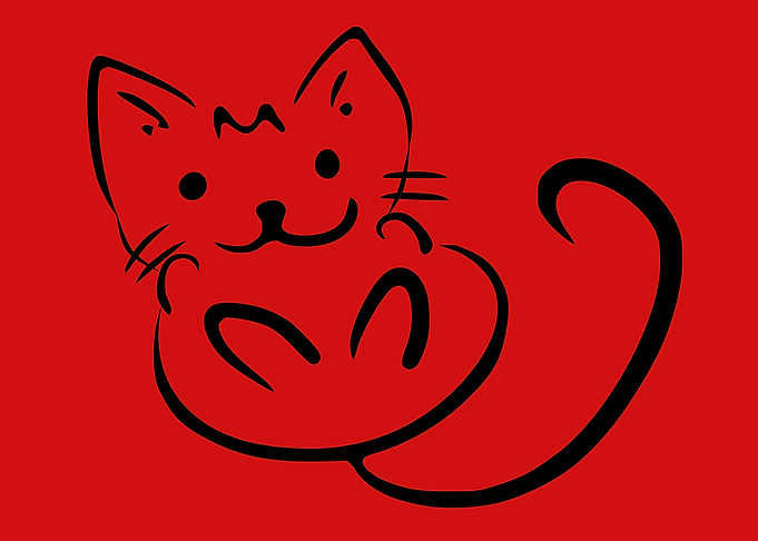 cute and funny cat art