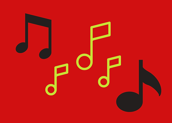music notes art