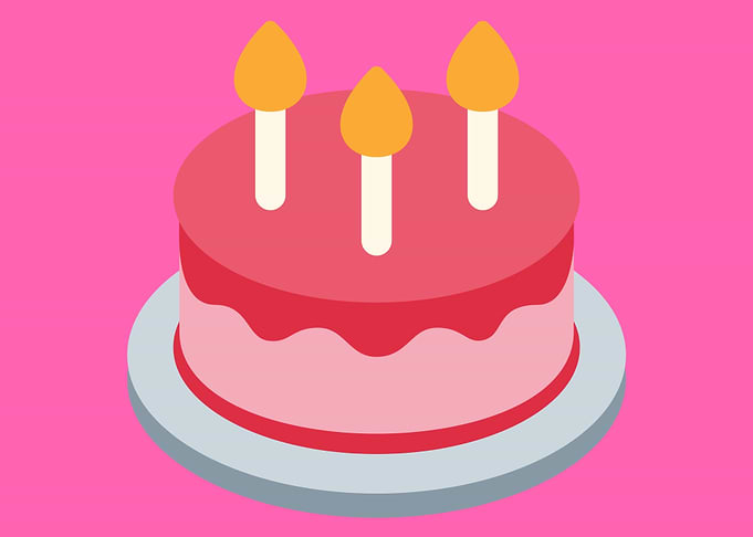 birthday cake art