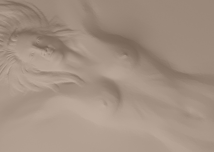 Female Torso Relief