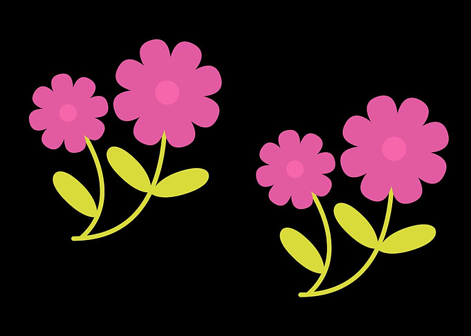 beautiful flower art