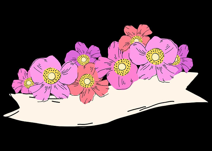 beautiful flower art