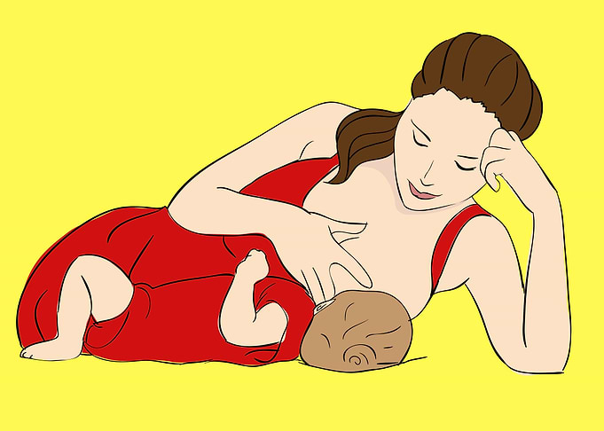 mother with her baby