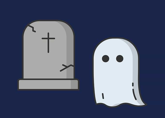 scary ghost art