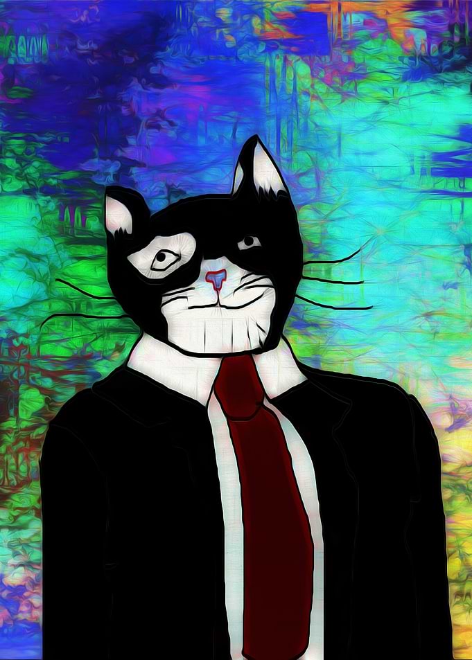 Cat In A Tie