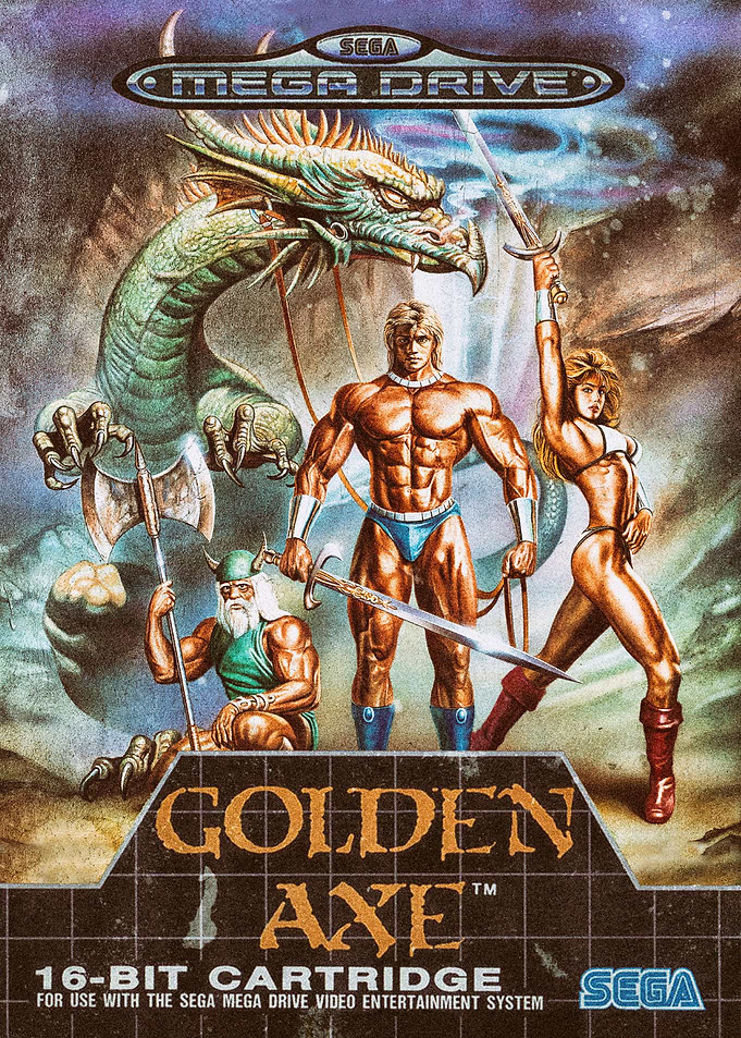 Retro gaming Golden Axe