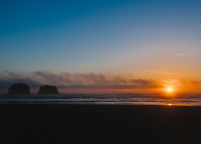 Rockaway Beach Sunset